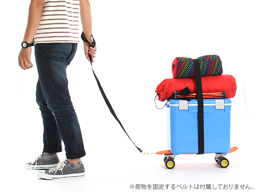 アウトドアスケートボードのメインの特徴(荷物の搬入・搬出に)