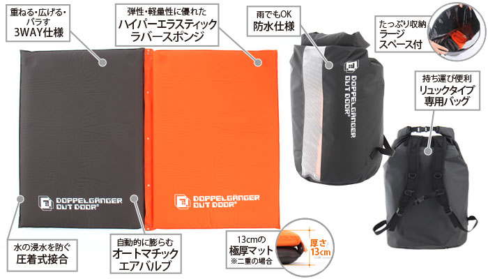 マルチクラッシュパッドの主な特徴