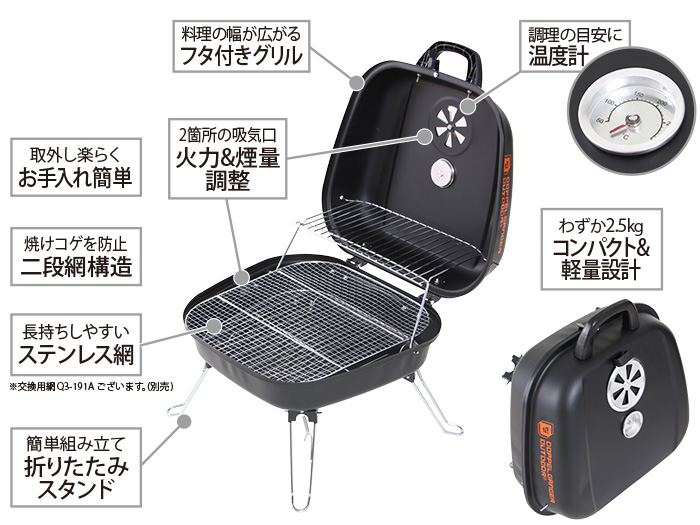 アメリカンBBQ&スモークグリルの主な特徴