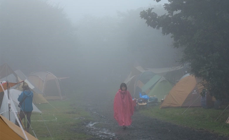 朝霧Jam キャンプフェス 雨対策