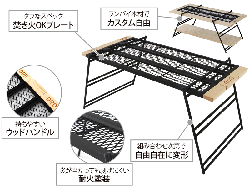  テキーラテーブルの主な特徴