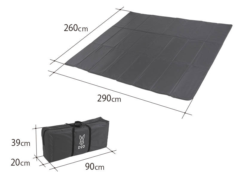 5人用テントマット MA5-520 - DOD（ディーオーディー）：キャンプ用品 ...