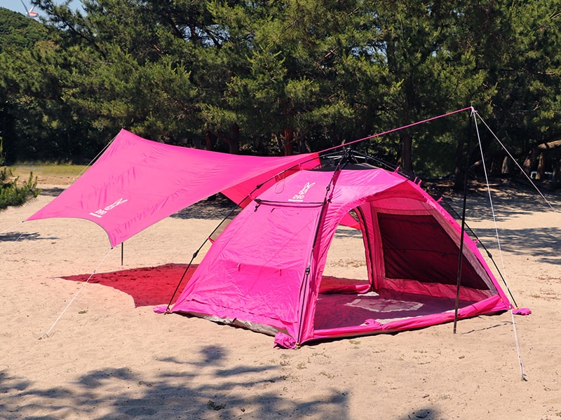 販売終了】ピンクタープ - DOD（ディーオーディー）：キャンプ用品ブランド