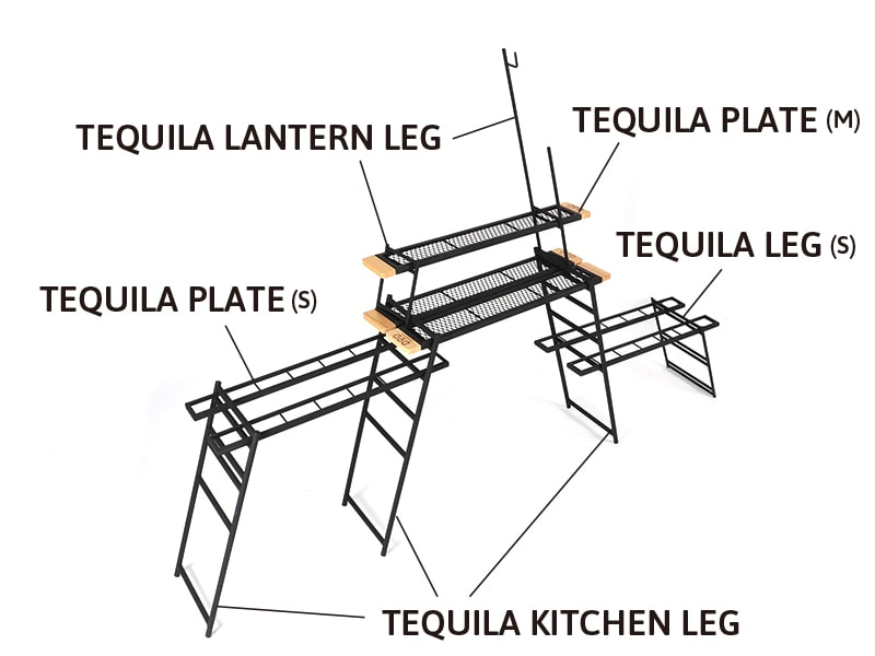テキーラランタンレッグ TL1-569-BK - DOD（ディーオーディー ...