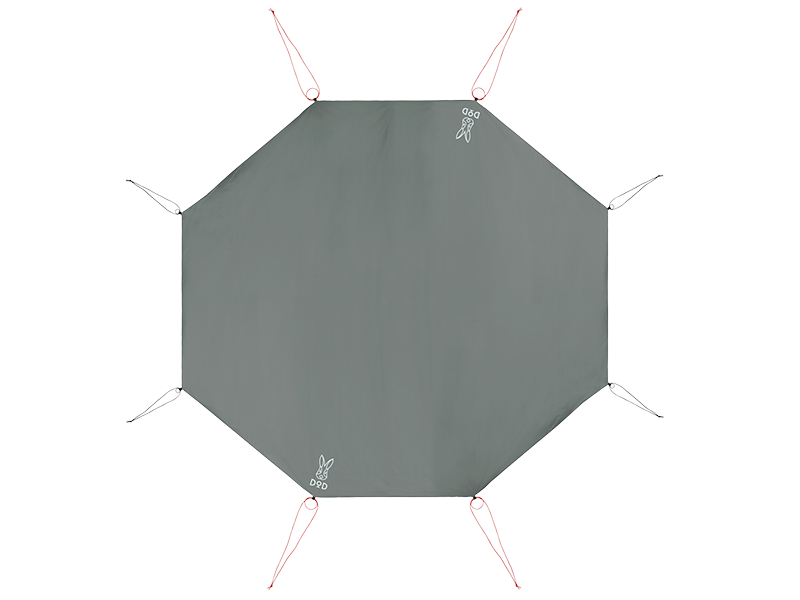ワンポールテントL用グランドシート GS8-563-GY - DOD（ディーオー