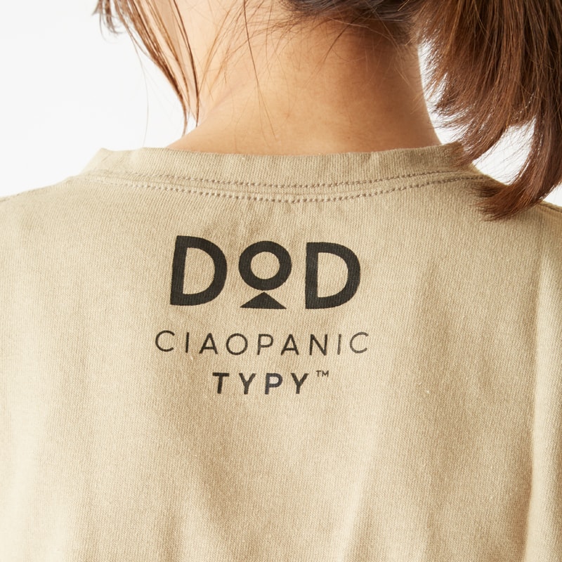 DOD × ciapanicTYPY コラボTシャツ