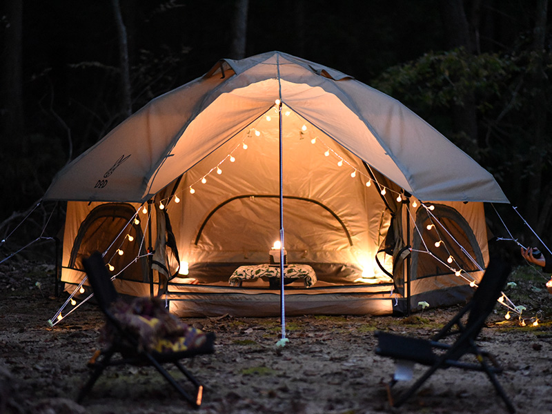 蘑菇帳篷主要特色（舒適時尚的蘑菇造型）