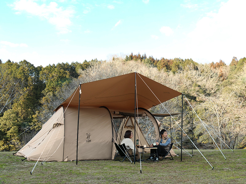  チーズタープミニのメインの特徴（カマボコテントミニをより快適にするチーカマスタイル）