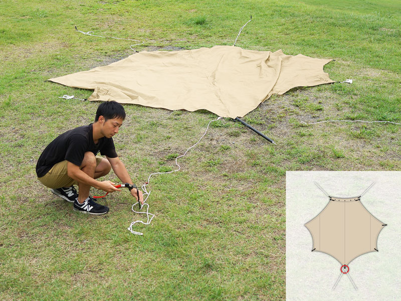 甲蟲防水布 如何單獨搭建防水布的圖片