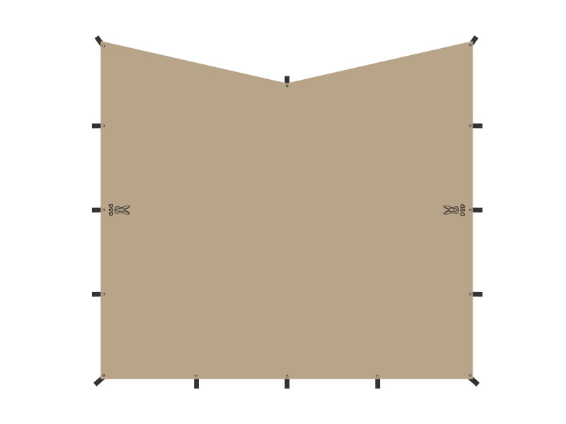 ヒレタープ（タン） TT5-669-TN - DOD（ディーオーディー）：キャンプ ...