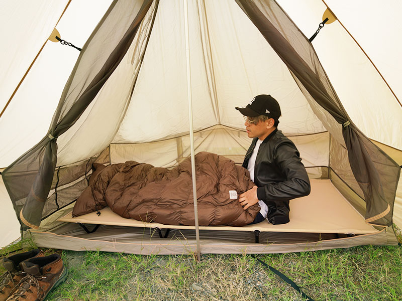 少年帳篷各部分的特色（自己可以舒適使用的臥室）