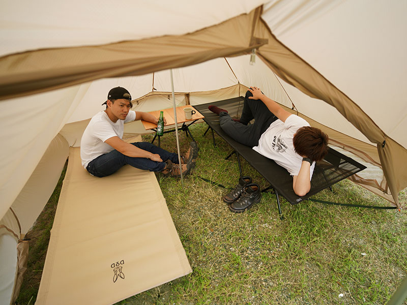 少年帳篷（也可當避難所）各部分的特點