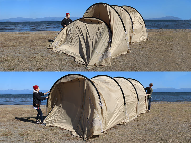 如何組裝/設置 Kamaboko 帳篷 3M