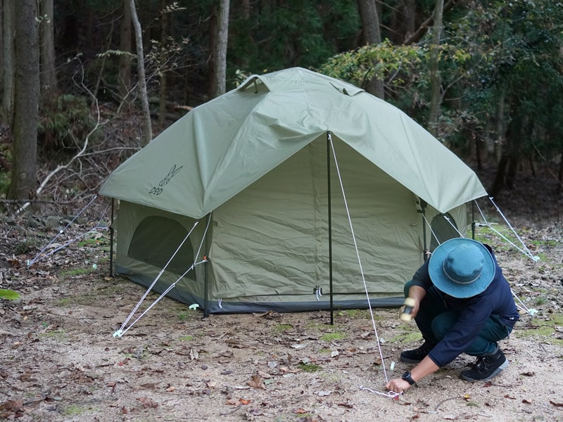 如何組裝/搭建蘑菇帳篷