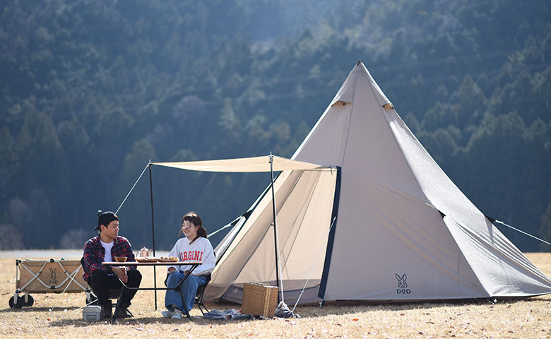 最旬ダウン DoD ワンポールテント ONE POLE TENT M ブラック ienomat