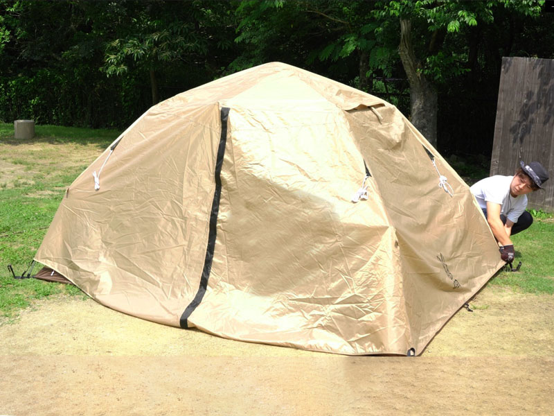  わがやのテントの組立／設営方法