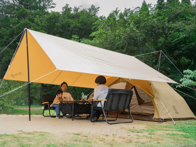 Wagaya Tent L的主要特點（可以用床單過夜）