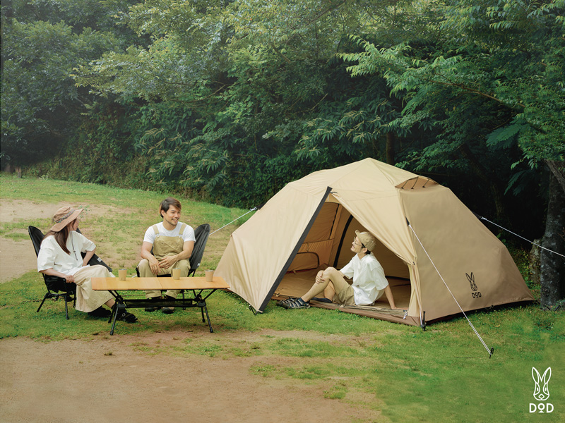 わがやのテント（タン） T5-869-TN - DOD（ディーオーディー）：キャンプ用品ブランド