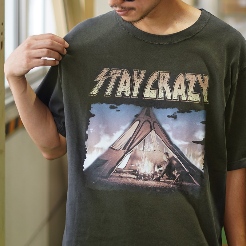 バババノバンティーS/M/L/XLのメインの特徴(STAY CRAZYなプリント)