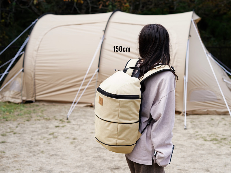 美品 DODカマボコリュック(カーキ) 22L