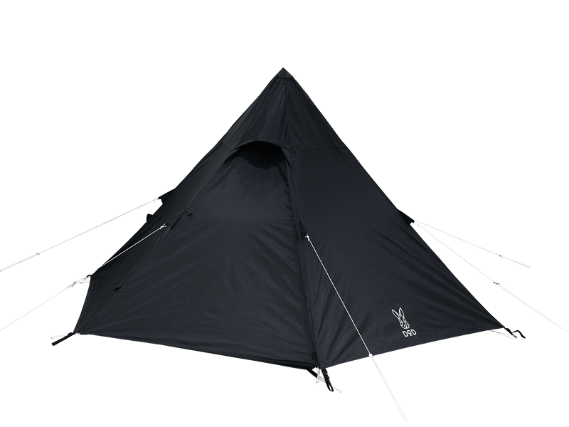 アウトドア テント/タープ ワンポールテントS（ブラック） T3-44-BK - DOD（ディーオーディー 