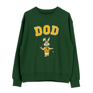 販売終了】DODカレッジスウェットシャツ（グレー/グリーン
