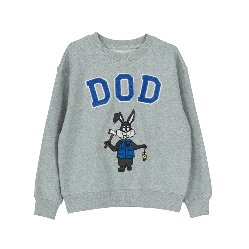 新品　DOD カレッジスウェット　グリーン　L