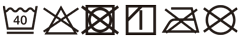 Yofkeno 連帽衫洗滌標籤（均碼）