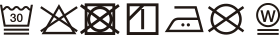  ウサコットンロンティーM/L/XLの洗濯表示タグ
