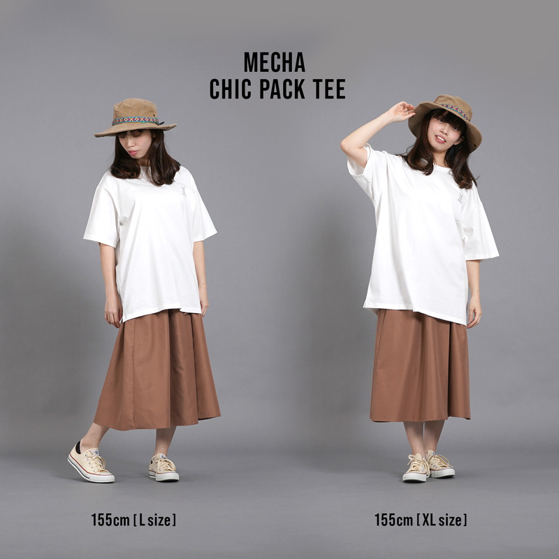 ☆あーゆ☆DOD メチャシックパック　2L XL ツナヴェス メチャシックパックTee（ブラック/ホワイト） TS002-BW-110/130