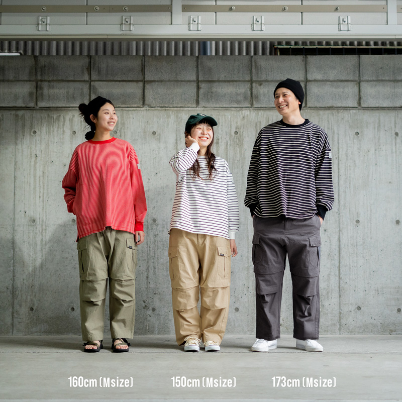 販売終了】ヨルサム・カーゴ（ベージュ/カーキ/グレー）PT023-BG/KH/GY