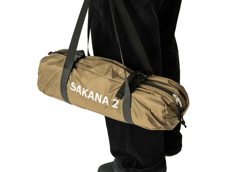  サカナシェード2の各部の特徴（専用コンプレッションバッグ）