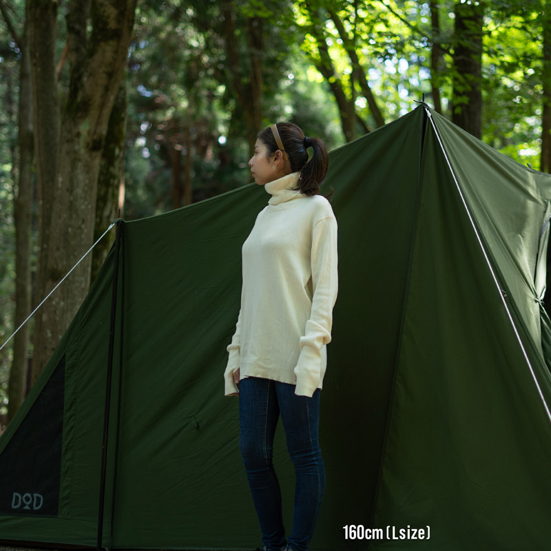 TS048-IV-M キャンパーノ・タートルズM/L/XLの着用イメージ