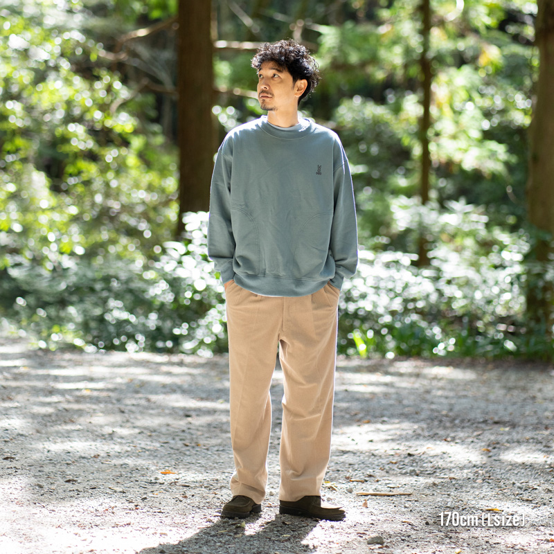 JK058-IV-S ウサロゴスウェットS/M/L/XLの着用イメージ