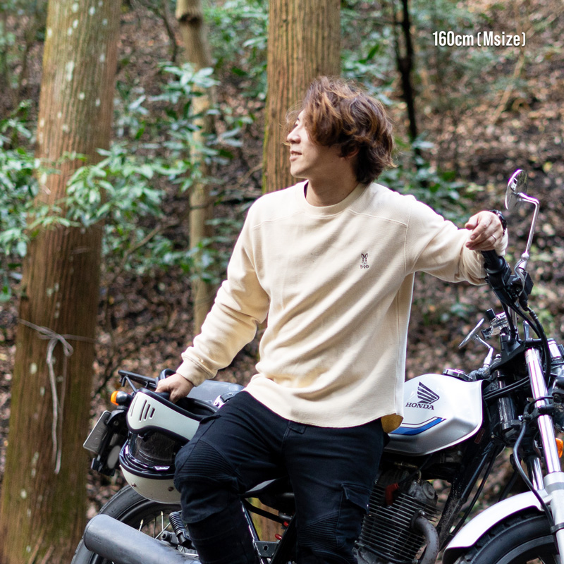 JK072-IV-M キャンパーノ・サーマルM/L/XLの着用イメージ