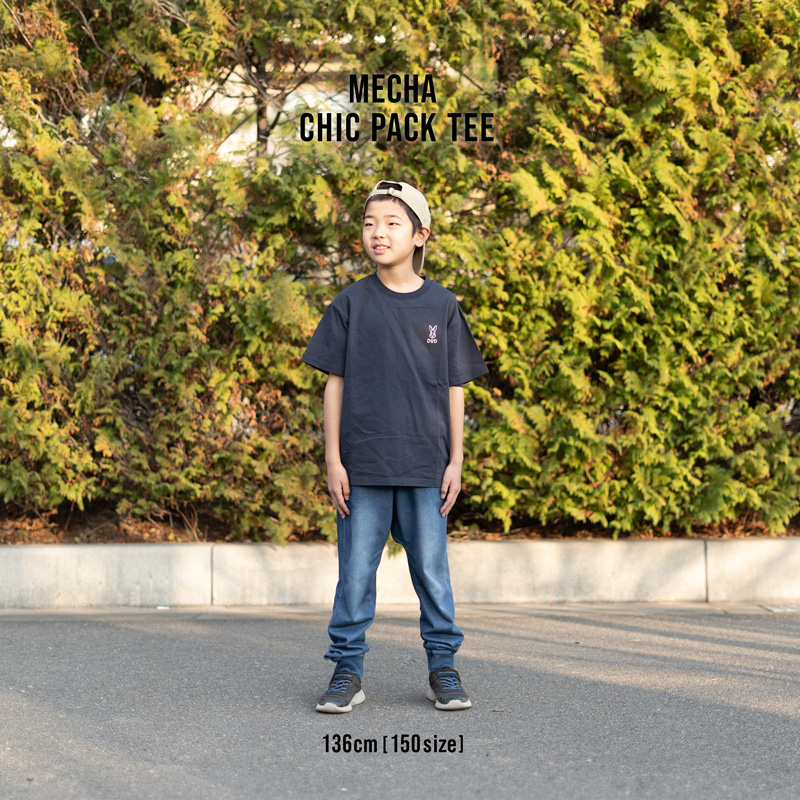 TS002-NB-110 メチャシックパックTee 110/130/150/S/M/L/XL/XXLの着用イメージ
