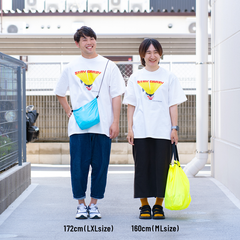 TS079-WH-ML ステクレビームTee ML/LXLの着用イメージ