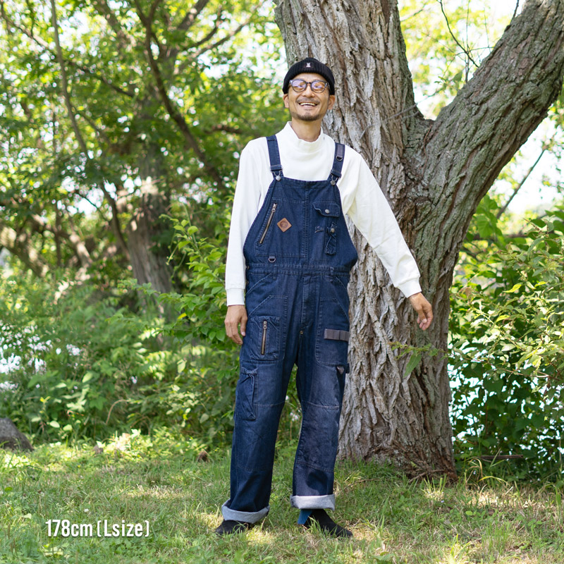 TS113-WH-M キャンパーノ・モックネックM/L/XLの着用イメージ