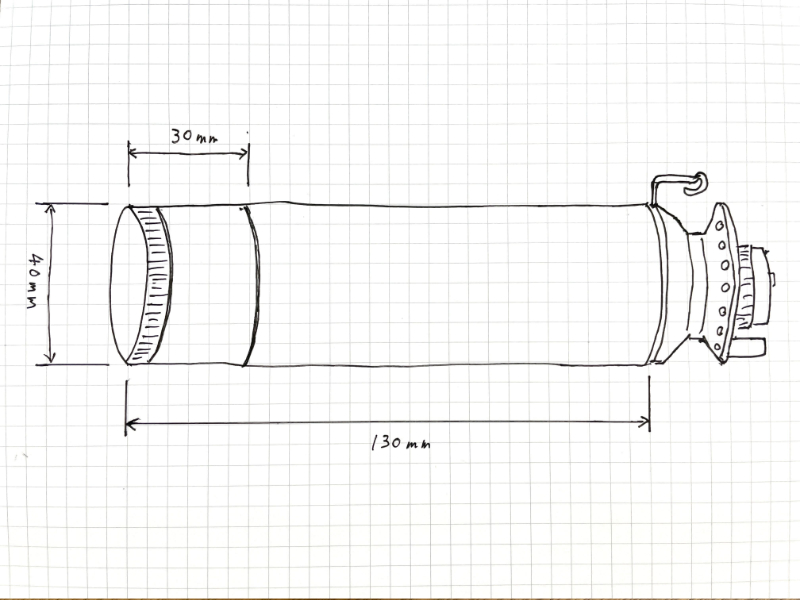 手書き釣りボトルサンプル