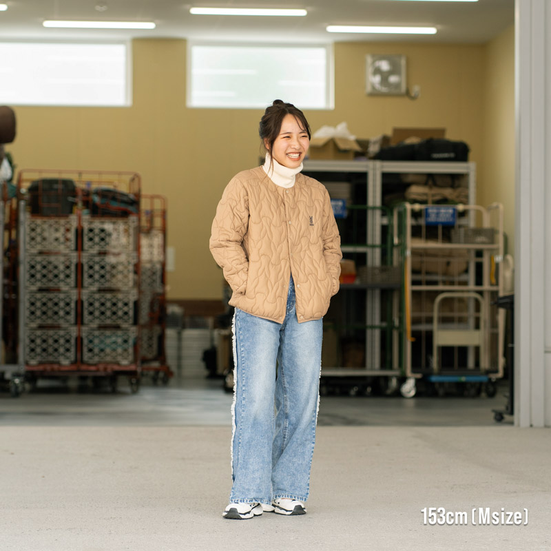 JK100-BG-M ウサステッチナカワタJK　M/L/XL/XXLの着用イメージ