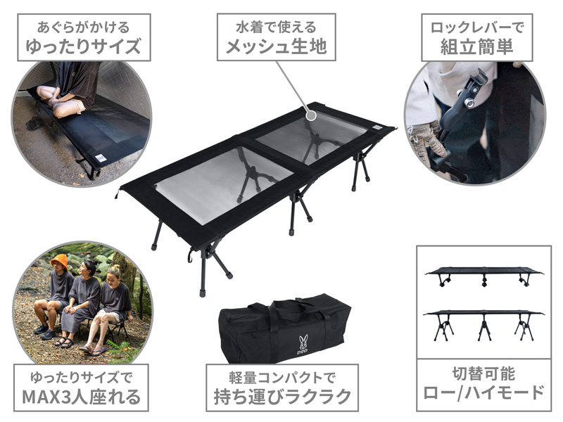  アグラサウナベンチの主な特徴
