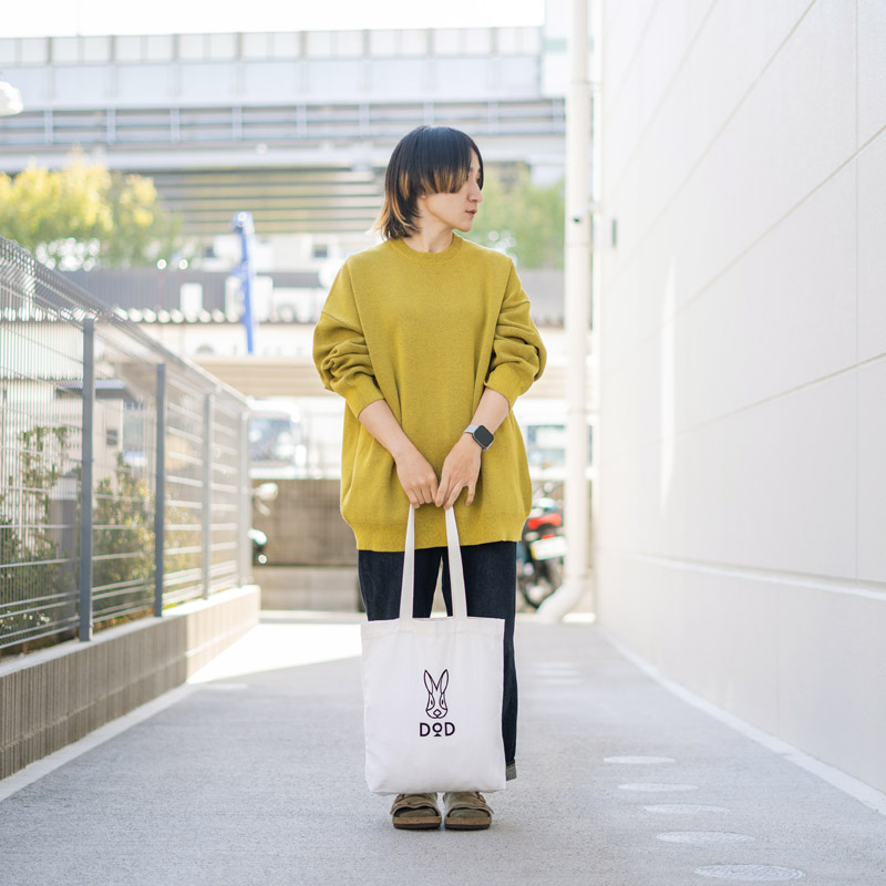 ウサロゴトート（キナリ/ピンク/ブルー/カーキ/グレー） BA108-NA/PK