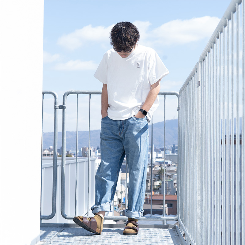 SH145-BK-M ウサギソックスサンソクセットSS M/Lの着用イメージ