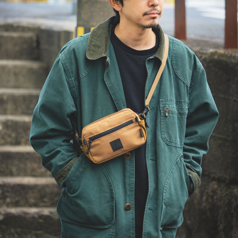 チョコボディバCD （ブラック/キャメル）BA084-BK/CA - DOD