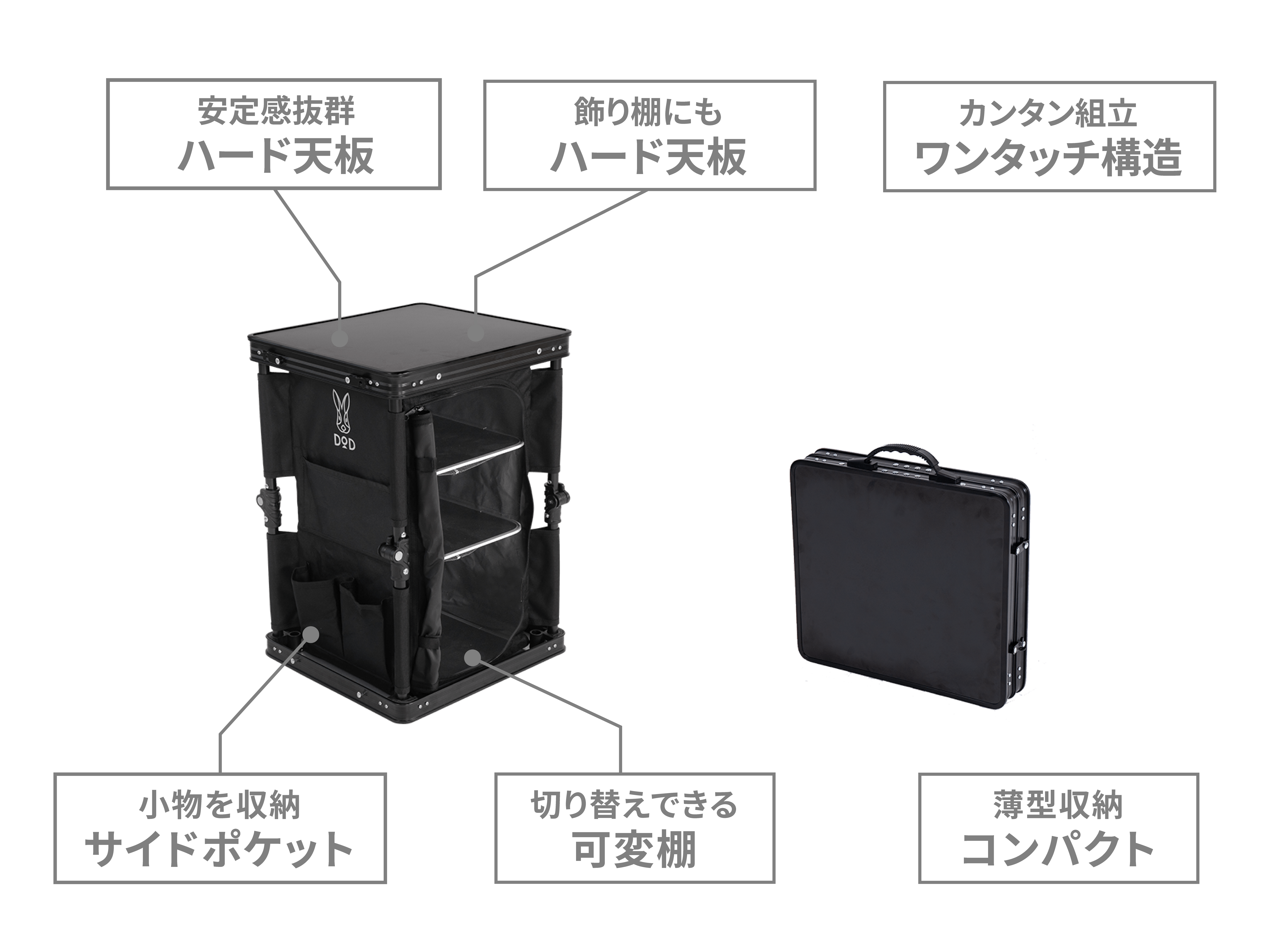  ココニモラックの主な特徴