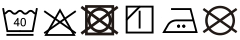  ラビッティーM/L/XLの洗濯表示タグ