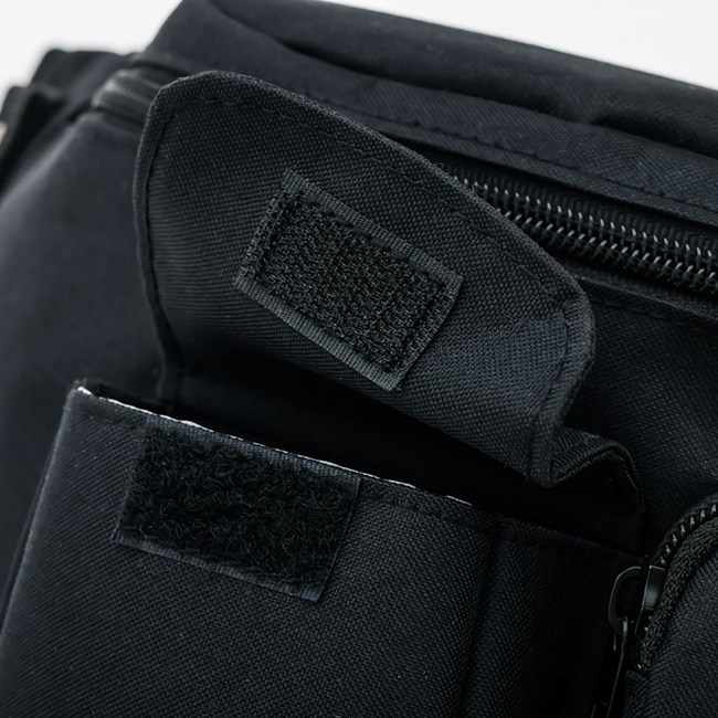 DOD 立体ポケット付き 多機能ボディバッグ BLACK