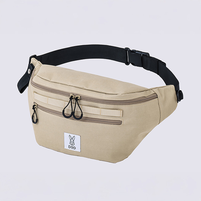 DOD 多機能ボディバッグBOOK BEIGE