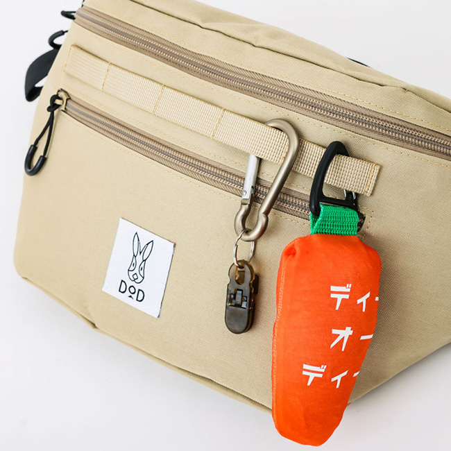 DOD 多機能ボディバッグBOOK BEIGE