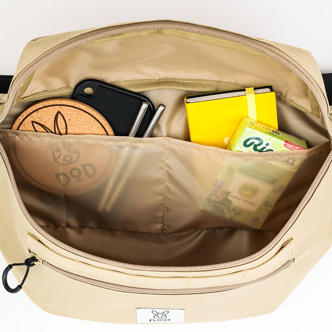 DOD 多機能ボディバッグBOOK BEIGE